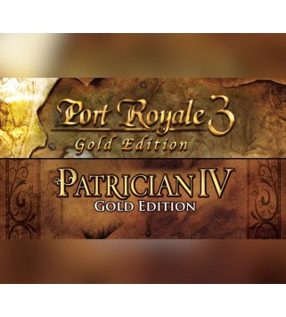 Port Royale 3 Gold and Patrician IV Gold - Double Pack Steam Key EUROPE